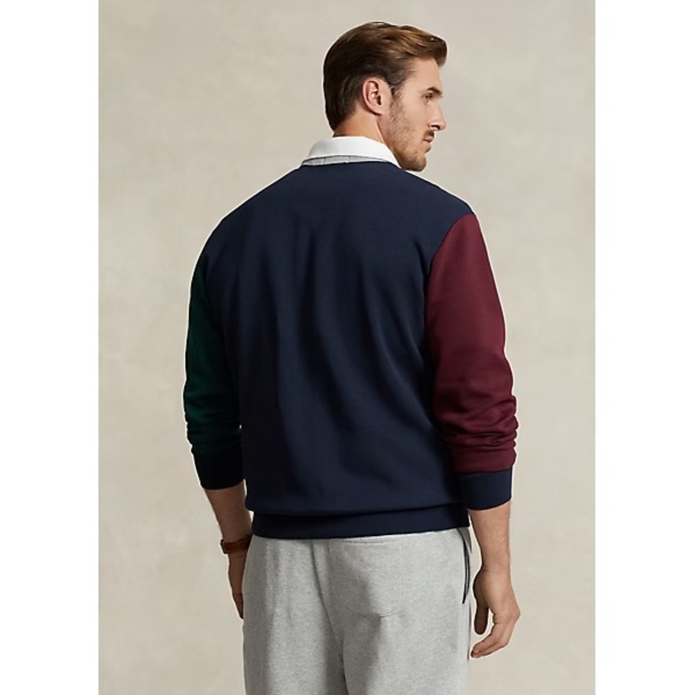 MENS POLO RALPH LAUREN CREW NECK 3XLT SWEATSHIRT~COLORBLOCK~NWT - Picture 2 of 4